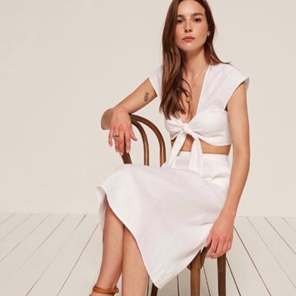 COPY - Reformation Top 0 White